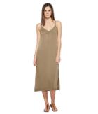 Michael Stars Romy Rayon Slip Dress (olive Moss) Women's Dress