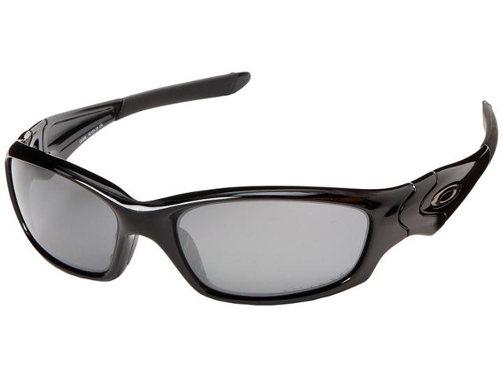 Oakley Straight Jacket Polarized (polished Black/black Iridium Polarized Lens) Sport Sunglasses
