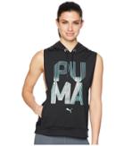 Puma Punch Hooded Vest (puma Black) Women's Vest