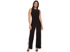 Lauren Ralph Lauren Shah Two-tone Matte Jersey Jumpsuit (black/lauren White) Women's Dress