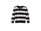 Polo Ralph Lauren Kids Striped Cotton Sweater (little Kids/big Kids) (navy Heather Multi) Boy's Clothing