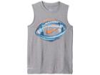 Nike Kids Brush Football Dri-fit(tm) Muscle Tank (little Kids) (heather Reflex) Boy's Clothing