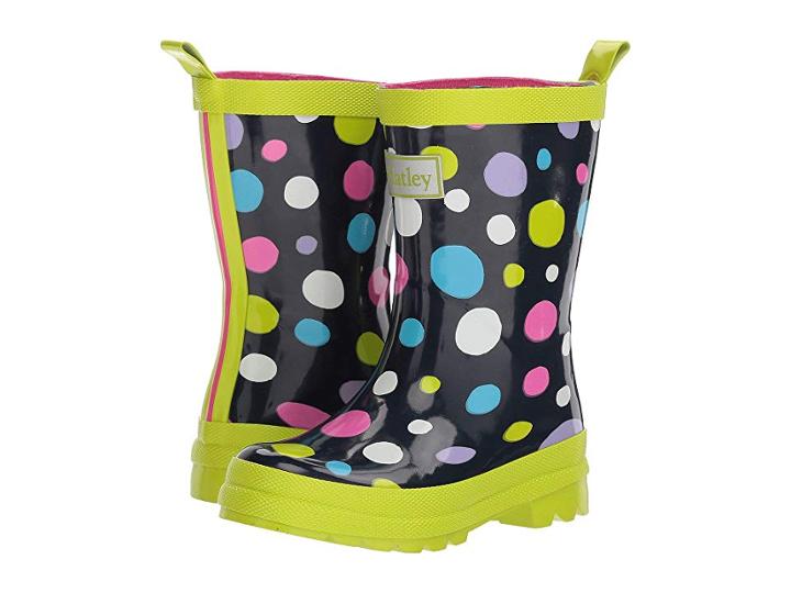Hatley Kids Limited Edition Printed Rain Boots (toddler/little Kid) (sunny Dots) Boys Shoes