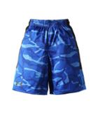 Under Armour Kids Instinct Printed Shorts (big Kids) (ultra Blue/black) Boy's Shorts