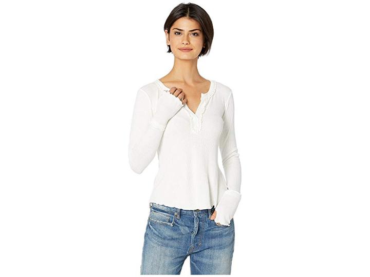 Lucy Love Hemingway Top (vanilla) Women's Clothing