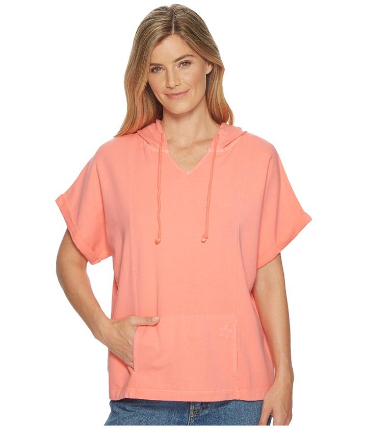 Fresh Produce Siesta Key Cozy Sweatshirt (bright Coral) Women's Sweatshirt