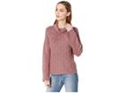 Lucky Brand Pointelle Turtleneck Sweater (rose/taupe) Women's Sweater