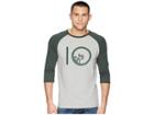 Tentree Astral Logo 3/4 Sleeve T-shirt (lunar Rock/moss) Men's Clothing