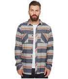 Rip Curl Seager Long Sleeve Flannel (navy) Men's Clothing