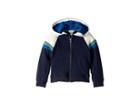 Splendid Littles Racing Stripe Hoodie Jacket (infant) (true Navy) Boy's Coat