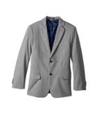 Tommy Hilfiger Kids Stretch Sharkskin Jacket (big Kids) (light Grey) Boy's Coat