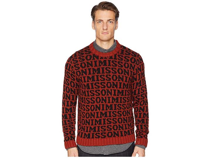 Missoni Logo Sweater (brown/black) Men's Sweater