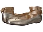 Cole Haan Downtown Ballet (gold Metallic Leather) Women's Shoes