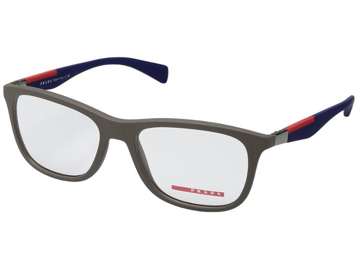 Prada 0ps 04fv (brown Rubber) Fashion Sunglasses