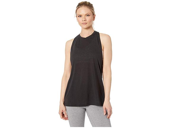 Reebok Supremium Sleeveless Tee (black) Women's Clothing