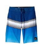 Quiksilver Kids Division Fade Boardshorts (big Kids) (estate Blue) Boy's Swimwear