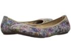 Hush Puppies Chaste Ballet (hygee Floral Suede) Women's Flat Shoes