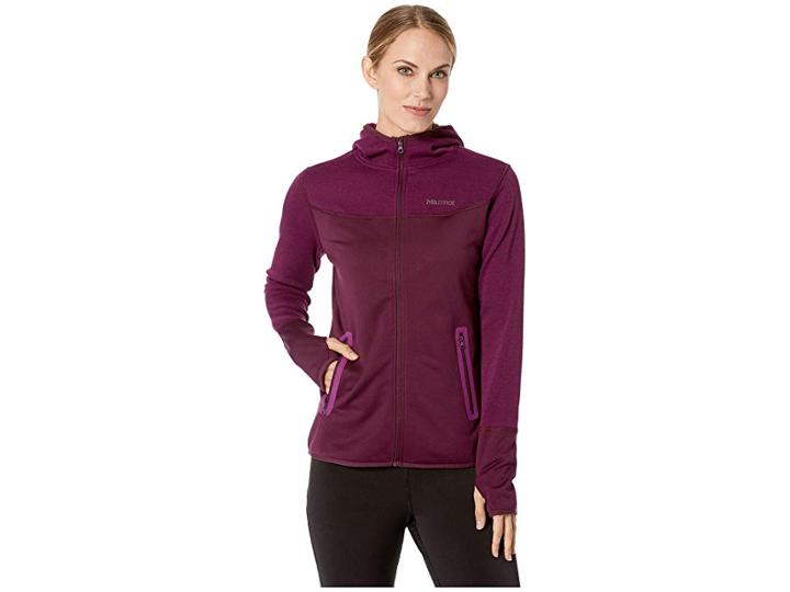 Marmot Sirona Hoodie (dark Purple/grape) Women's Sweatshirt