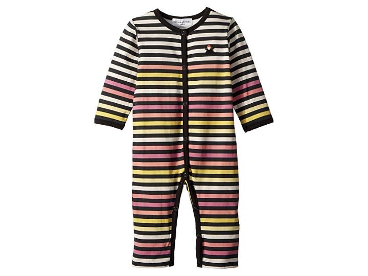 Sonia Rykiel Kids Axelle Striped Romper (infant) (stripes) Girl's Jumpsuit & Rompers One Piece