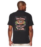 Tommy Bahama Spin Class Woven Shirt (black) Men's Clothing