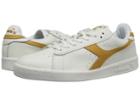 Diadora Game L Low Waxed (white/amber Gold) Athletic Shoes