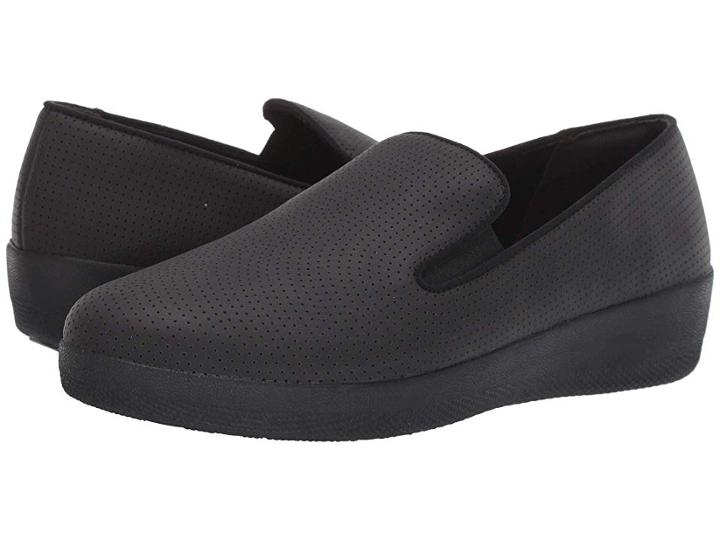 Fitflop Superskate Perforated (black) Women's  Shoes