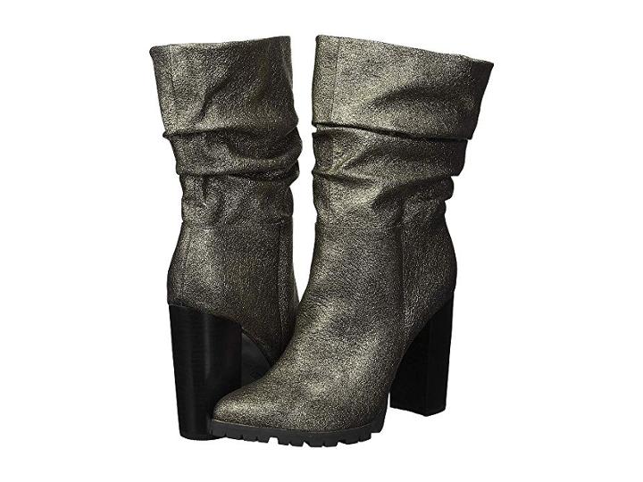 Katy Perry The Oniel (gunmetal Tumbled Leather) Women's Shoes