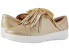 Fitflop F-sporty Ii Lace-up Fringe Sneakers (gold Iridescent) Women's Sandals