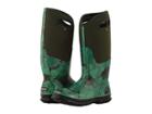 Bogs Classic Tall Vintage Floral (dark Green Multi) Women's Rain Boots