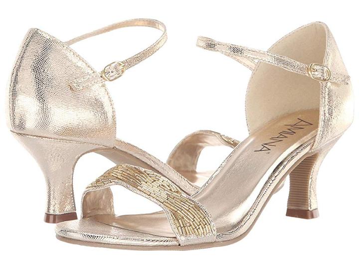 Amiana 15-a5569 (little Kid/big Kid/adult) (gold Scored Metallic) Girl's Shoes