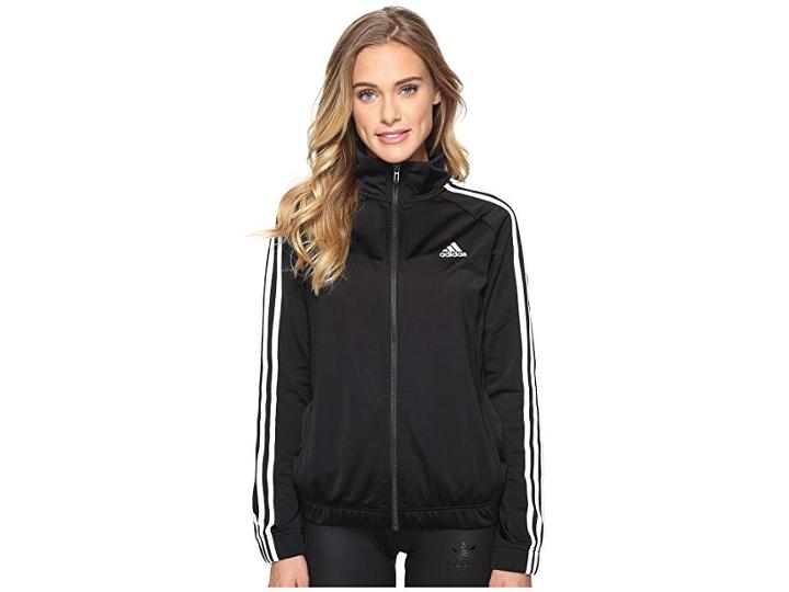 Adidas Designed-2-move Track Top (black/white) Women's Clothing