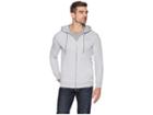 Asics Tiger Op Sweat Full Zip Hoodie (grey Heather) Men's Sweatshirt