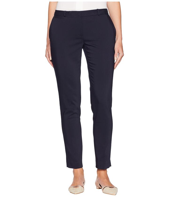 Tommy Hilfiger Compression Cotton Slim Ankle Pants (midnight) Women's Casual Pants