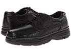 Nunn Bush Cameron Comfort Walking Oxford (black Tumbled Leather) Men's Lace Up Moc Toe Shoes