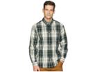 Carhartt Essential Plaid Button Down Long Sleeve Shirt (elm) Men's Long Sleeve Button Up