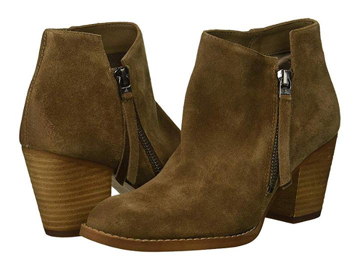 Sam Edelman Macon (dark Taupe Velutto Suede Leather) Women's Flat Shoes