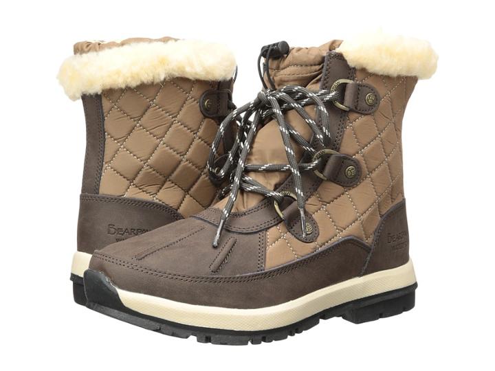Bearpaw Bethany (chocolate/tan Nylon) Women's Shoes