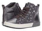 Geox Kids Jr Kalispera Girl 3 (little Kid/big Kid) (dark Grey) Girl's Shoes