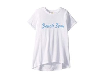 People's Project La Kids Beach Bum Tee (big Kids) (white) Girl's T Shirt