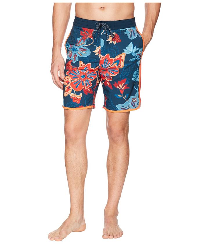 Billabong 73 Lt Lineup Boardshorts (navy) Men's Swimwear