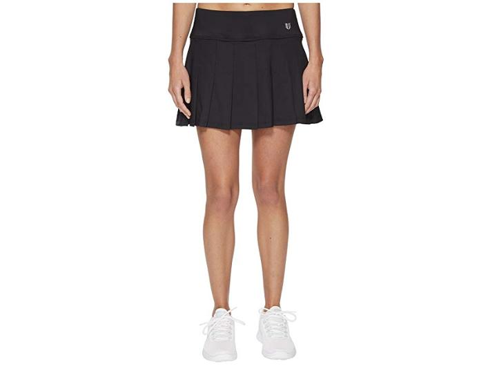 Eleven By Venus Williams Core 14 Flutter Skirt (black) Women's Skirt