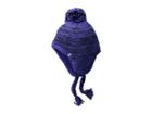 The North Face Kids Fuzzy Earflap Beanie (big Kids) (deep Blue/tnf Black) Beanies
