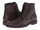 Aquatalia Carter (brown Tumbled Pebble Waxy Pull Up) Men's Lace-up Boots