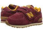 New Balance Kids Iv574v1 (infant/toddler) (mercury Red/gold Rush) Kids Shoes
