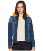 Mavi Jeans Katy Jacket (mustard Fake Fur) Women's Coat