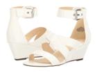 Nine West Piwow (white Patent Pu) Women's Wedge Shoes