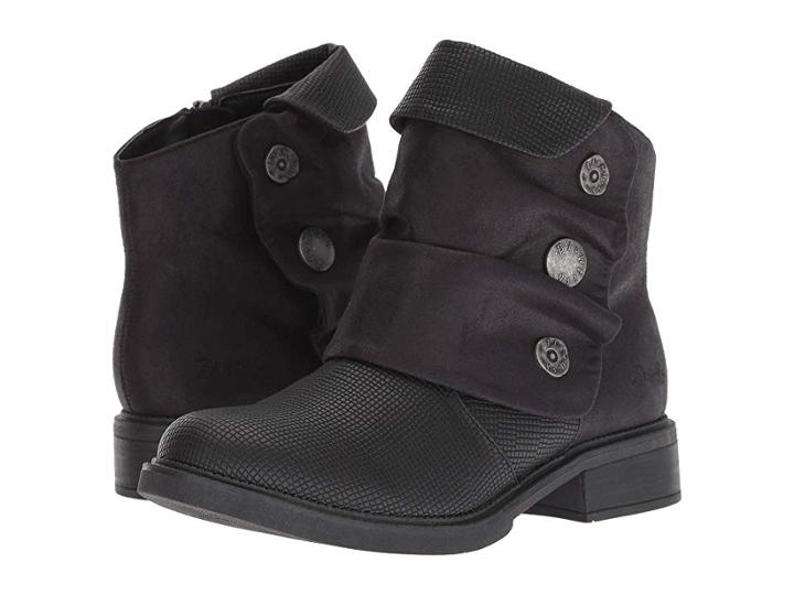 Blowfish Vynn (black Rocksteady/draped Microfiber) Women's Pull-on Boots
