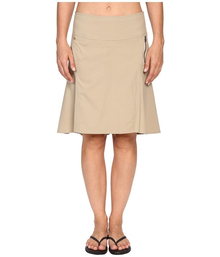 Royal Robbins Discovery Strider Skirt (khaki) Women's Skirt