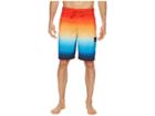 Speedo Spray Blend Ombre E-boardshorts (electric Orange) Men's Swimwear