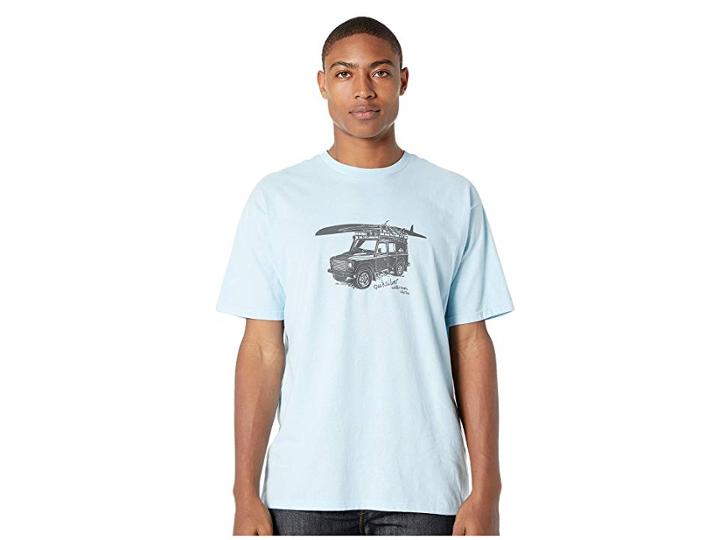 Quiksilver Waterman Seto Gorge Short Sleeve Tee (crystal Blue) Men's T Shirt